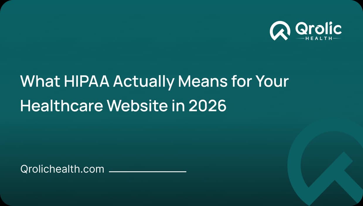 What HIPAA Means for Your Healthcare Website