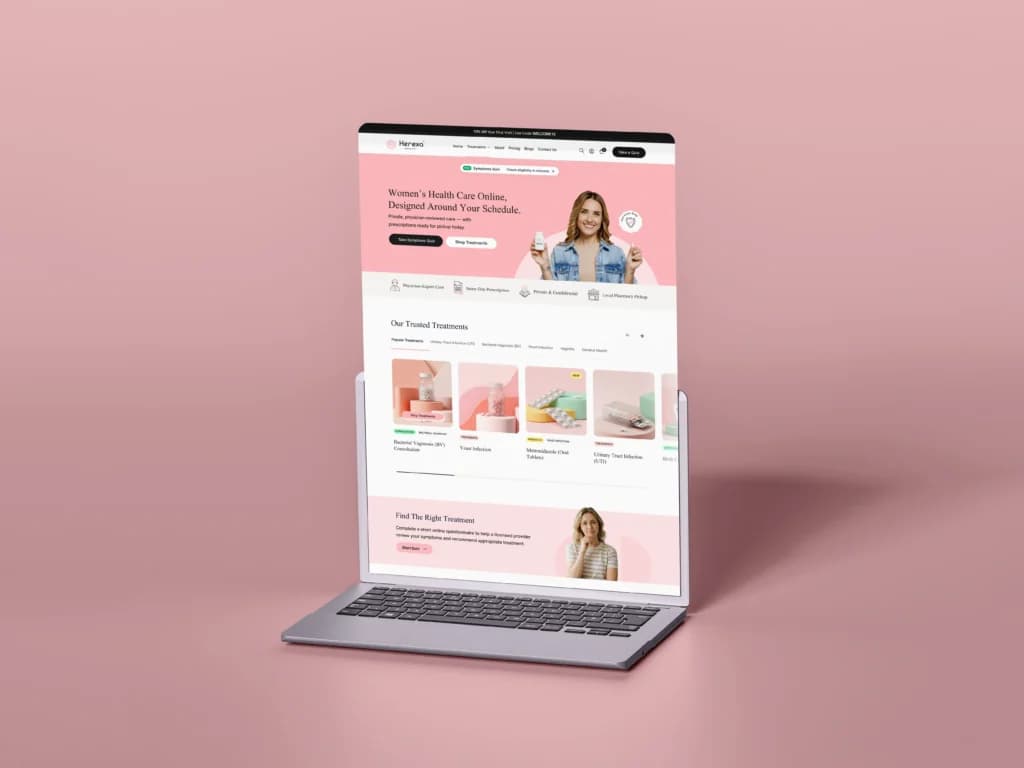 Herexa Health patient portal - HIPAA-compliant secure access to health records and prescriptions