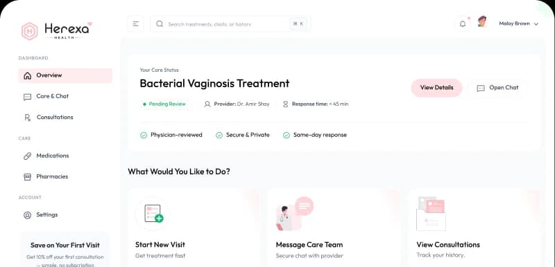 Patient and doctor scene