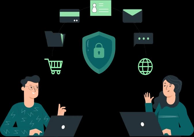Illustration of multi-factor authentication with verification codes