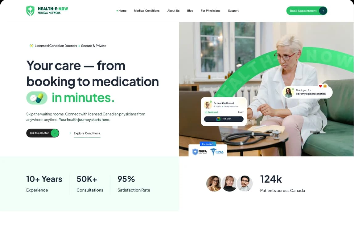 Creating a Smarter Virtual Care Experience | Case Study Creating a Smarter Virtual Care Experience - Project Screenshot