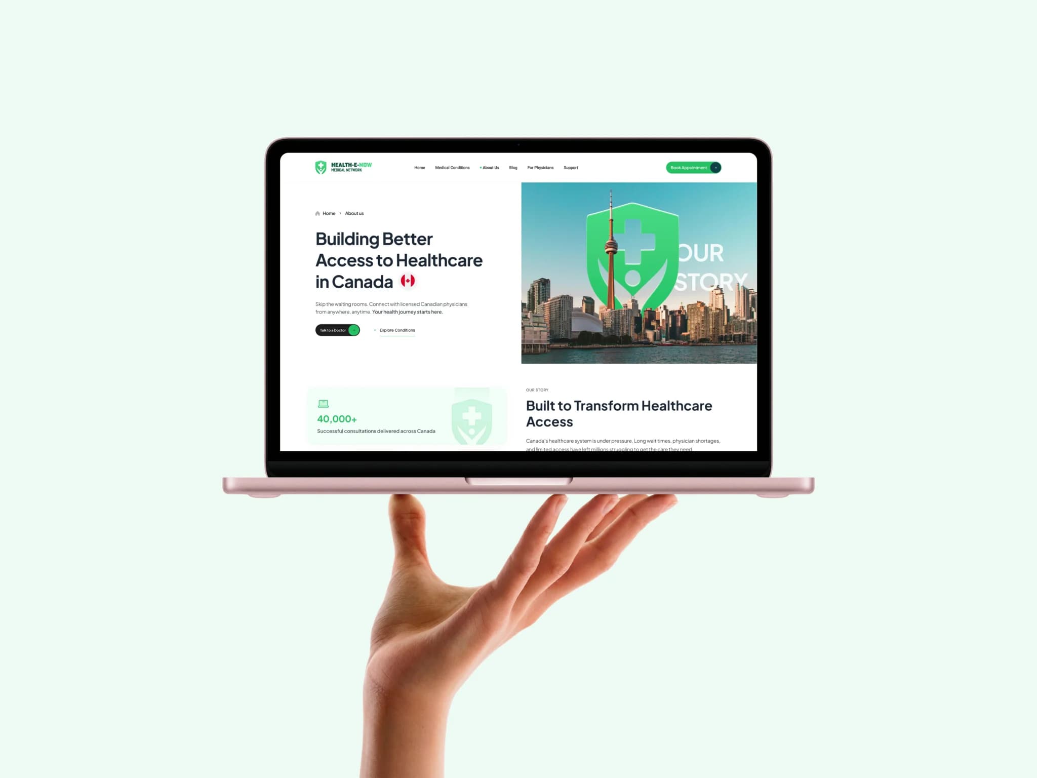 Health-E-Now About | Virtual Care Platform Information Health-E-Now about page - Learn about Ontario's virtual primary care platform and CPSO verification process