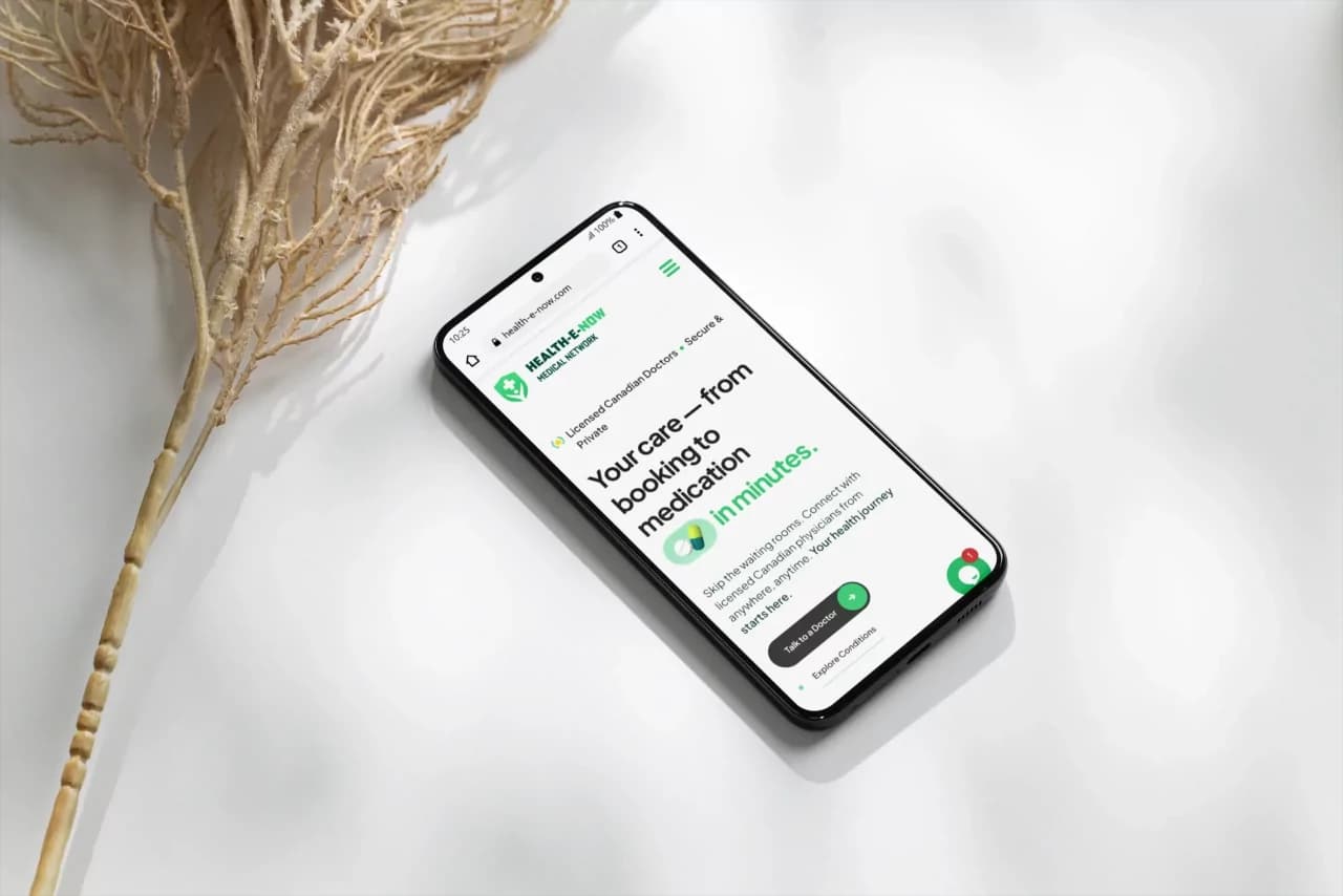 Health-E-Now Booking | Virtual Care Appointment System Health-E-Now booking flow interface - Seamless appointment scheduling with upfront pricing and HSA receipts
