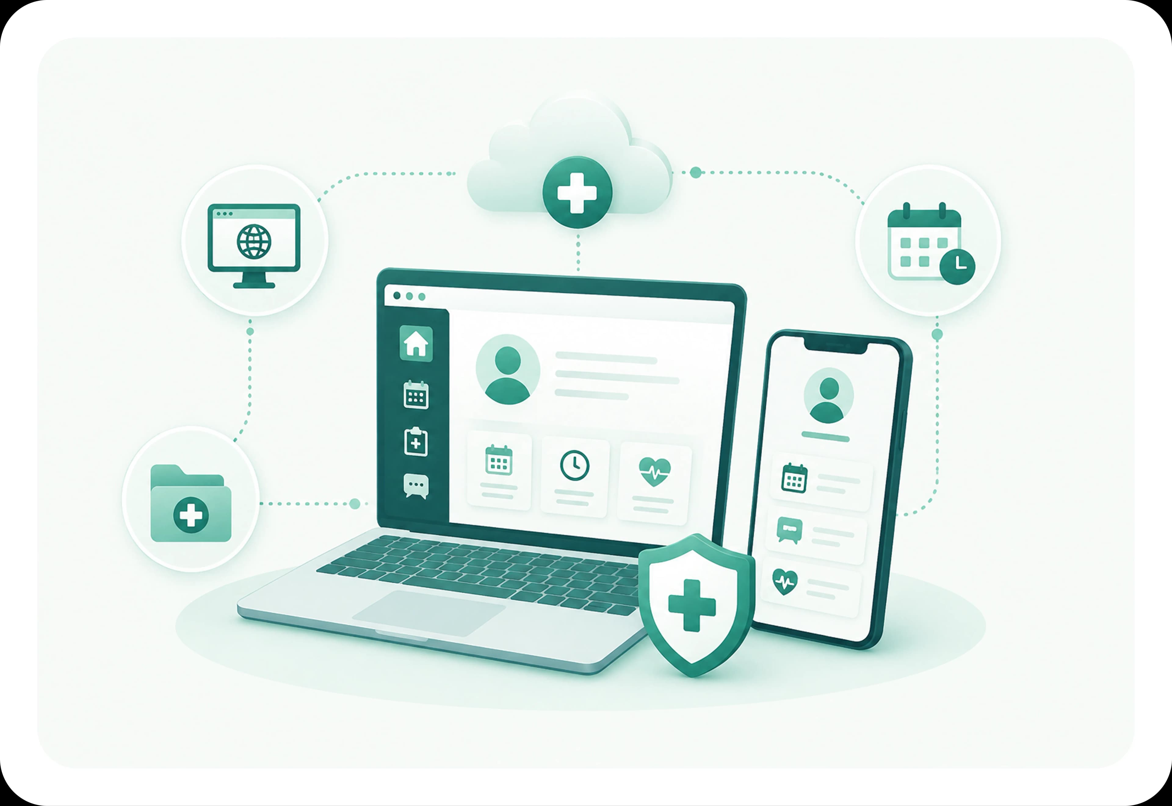 Hospitals extending into telehealth or patient portals | Healthcare Website Design & Development Hospitals extending into telehealth or patient portals - Healthcare Industry Website Features