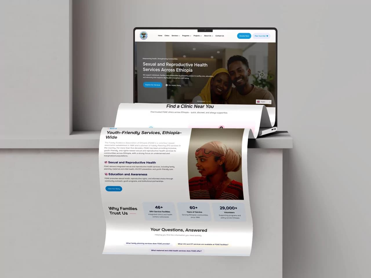 FGAEET Ethiopia Website | IPPF Global Network Platform IPPF FGAEET Ethiopia website - Clean content-first layout for reproductive health programmes and initiatives