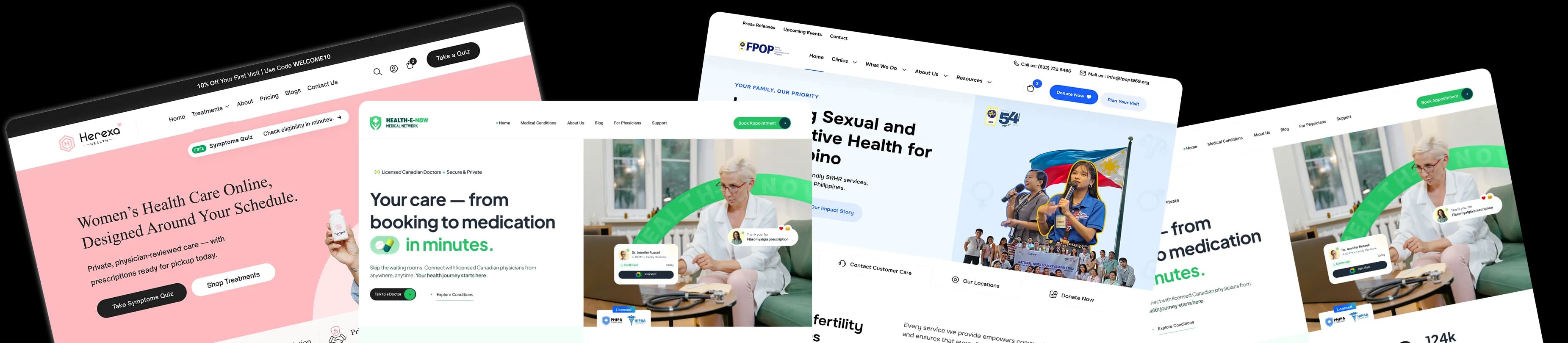 Qrolic Health | Healthcare Website Design Portfolio & Case Studies Healthcare projects portfolio brief - HIPAA & NHS Compliant Web Development