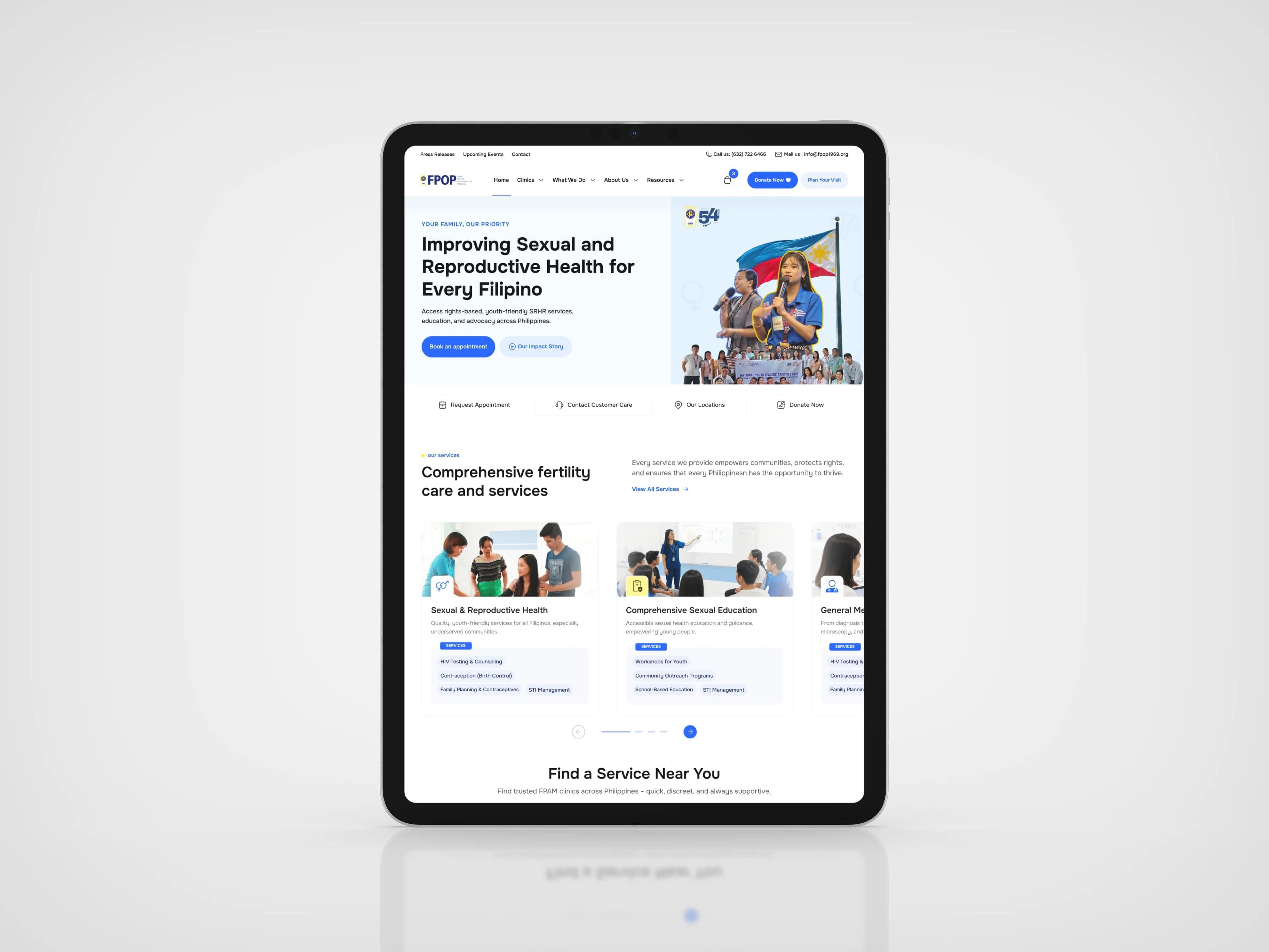 IPPF Global Network | Healthcare Website Design & Development Portfolio IPPF Global Network - Healthcare Website Case Study