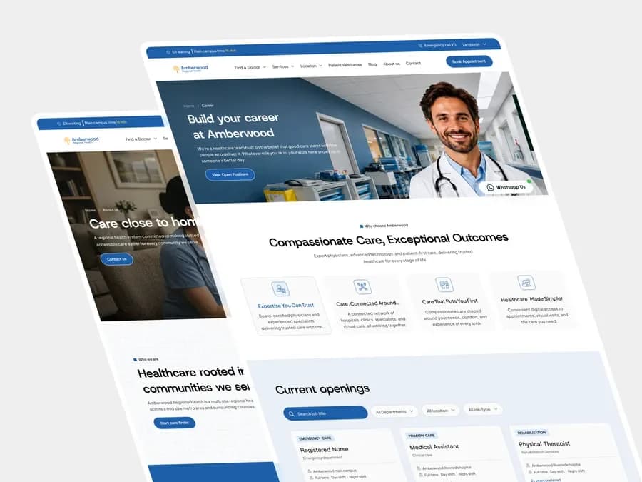 A Modern Hospital Experience Patients Can Trust showcase image A Modern Hospital Experience Patients Can Trust showcase image
