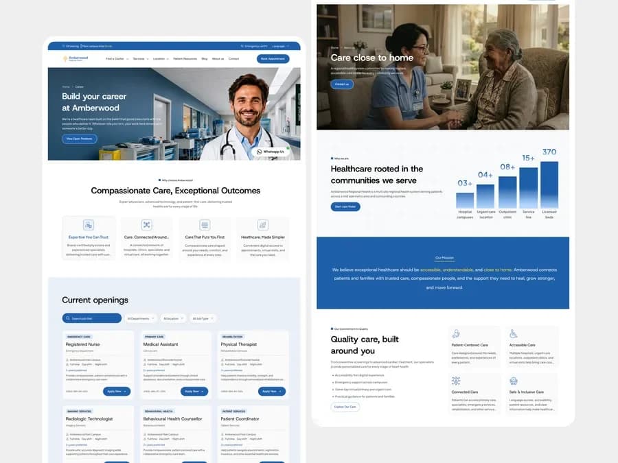 A Modern Hospital Experience Patients Can Trust showcase image A Modern Hospital Experience Patients Can Trust showcase image