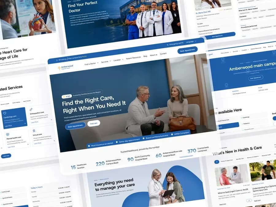 A Modern Hospital Experience Patients Can Trust showcase image A Modern Hospital Experience Patients Can Trust showcase image