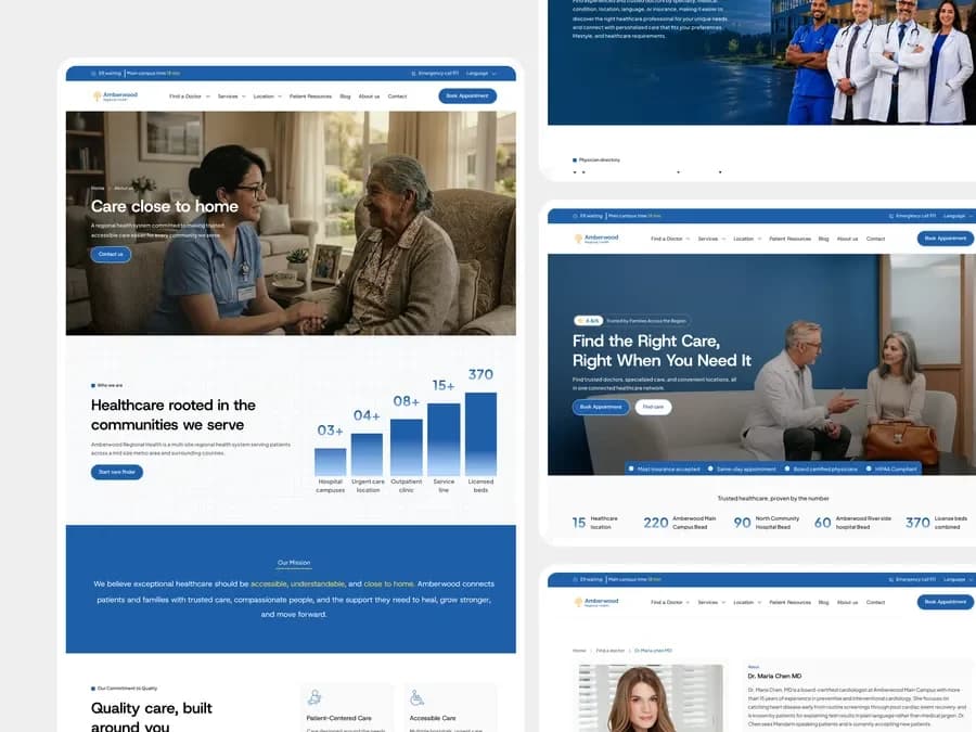 A Modern Hospital Experience Patients Can Trust showcase image A Modern Hospital Experience Patients Can Trust showcase image