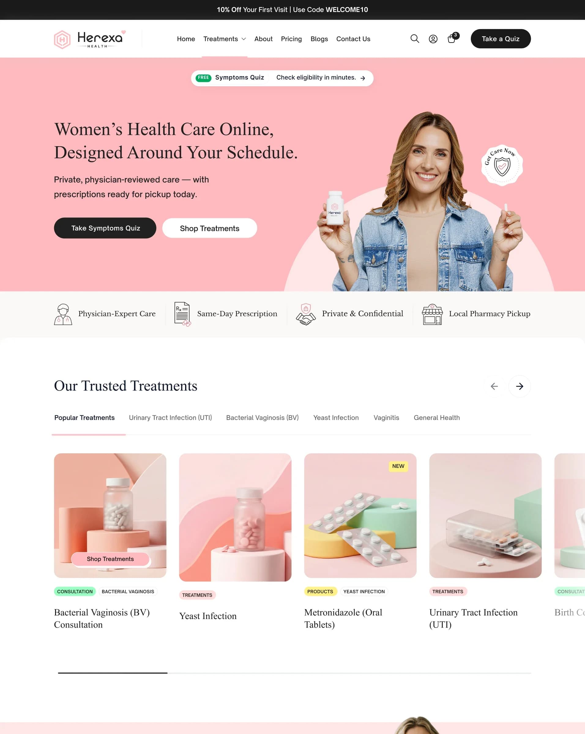 Herexa Health Main View